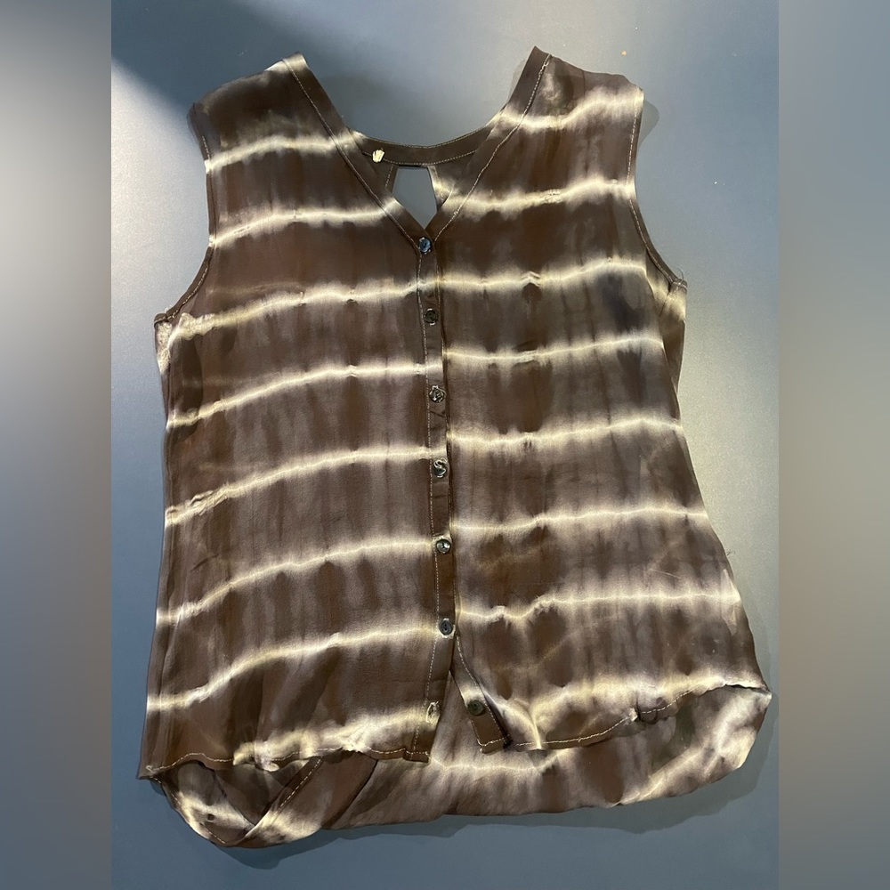 Anthropologie sheer button up